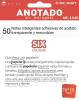 BLOC NOTAS ADHESIVO REMOVIBLE 76*76 50H ACETATO TRANSPARENTE ALEX BOG AB-1340 UNIDAD
